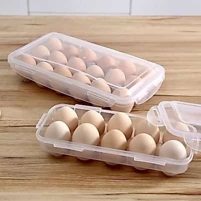 กล่องใส่ไข่ กล่องไข่ กล่องเก็บไข่ ที่เก็บไข่ ถาดไข่ แผงไข่ กล่องหลุมเก็บไข่ Egg Storage…