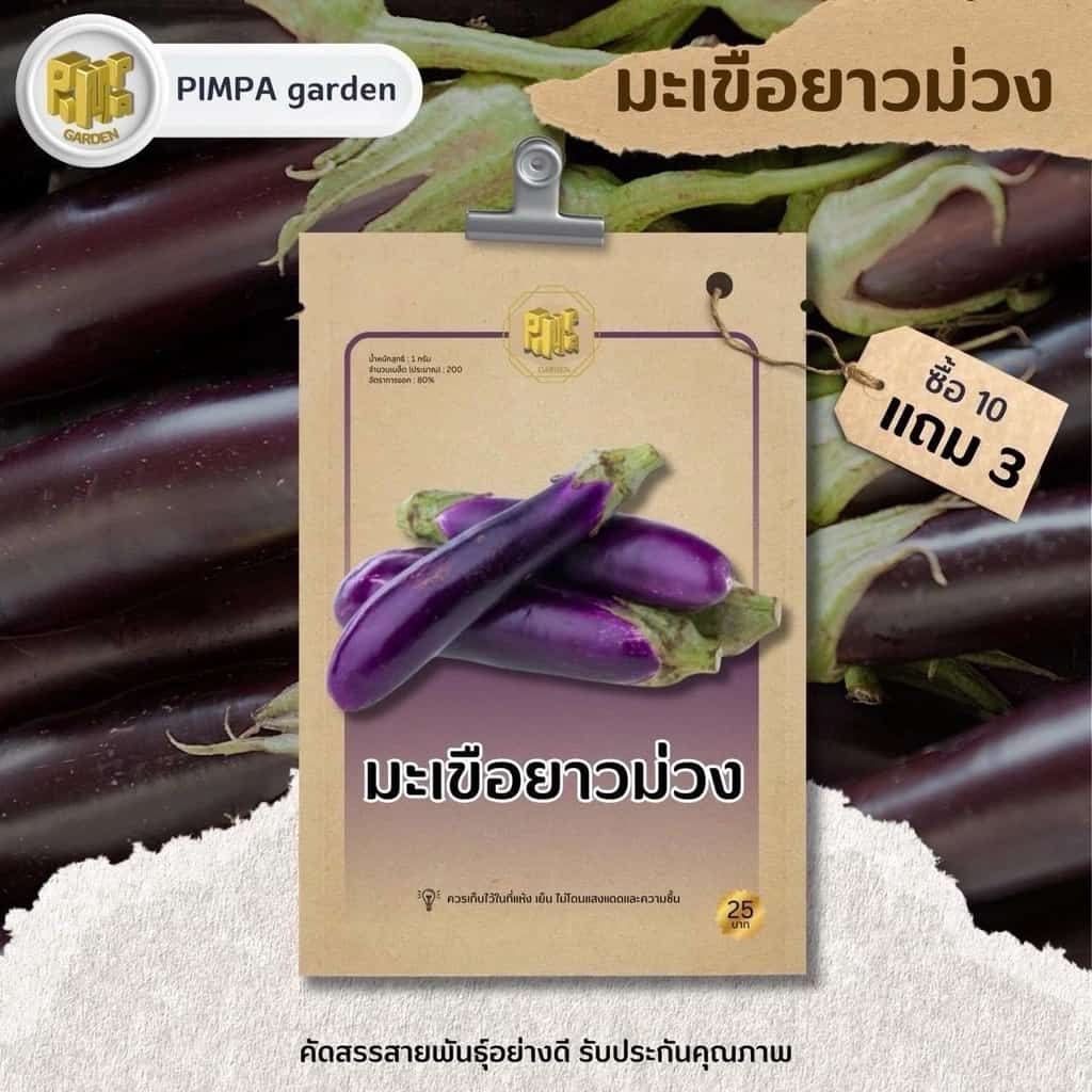 เมล็ดพันธุ์มะเขือยาวม่วง ซื้อ10แถม3 เมล็ดพันธุ์ราคาถูก เมล็ดพันธุ์ปลีกและส่ง เมล็ดพันธุ์คุณภาพ…