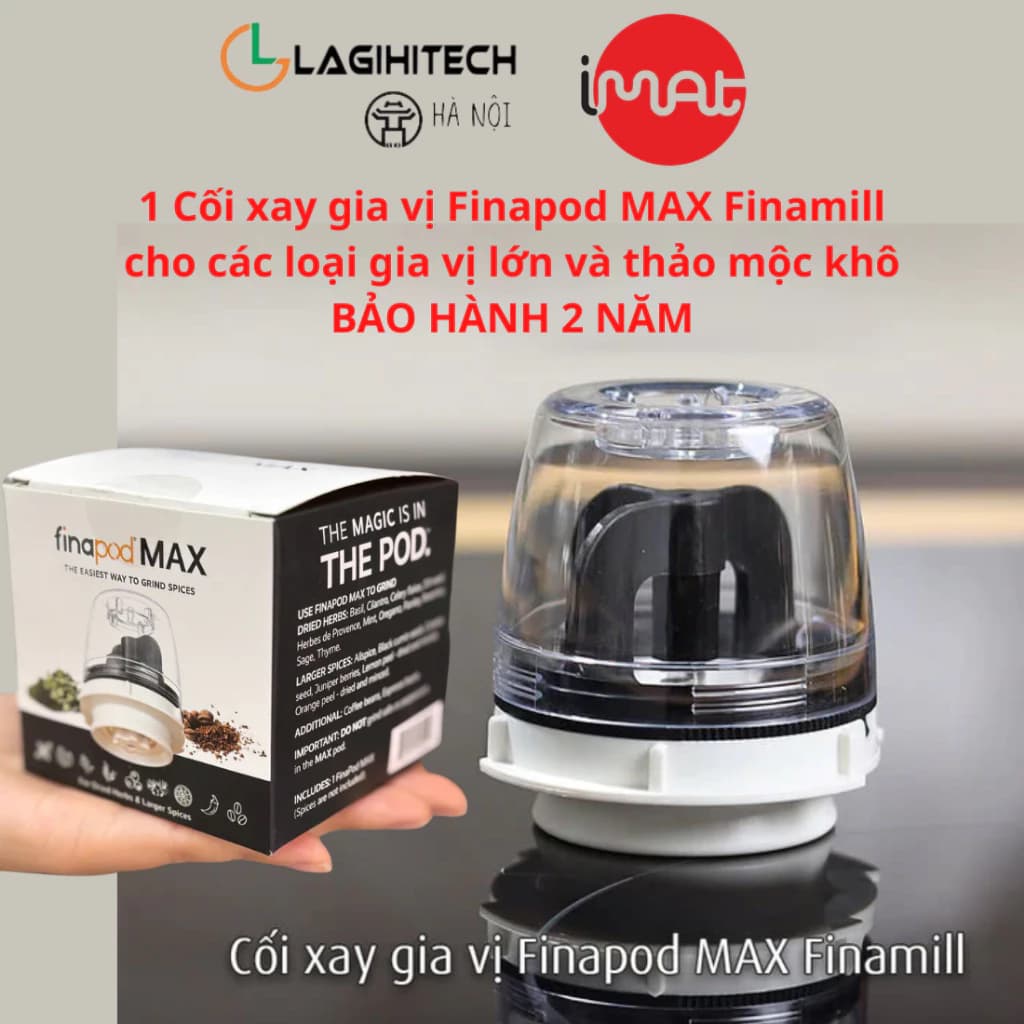 อุปกรณ์เสริมเครื่องบดเครื่องเทศสมุนไพรแห้งขนาดใหญ่ ฟินพอด สูงสุด (ใช้กับเครื่อง จบ) - ของแท้