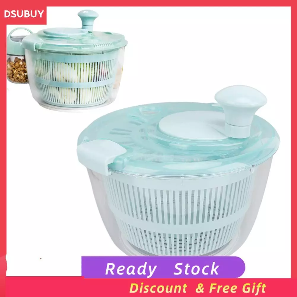 Dsubuy Dsubuy เครื่องปั่นสลัด 5L Fast One Handed Manual Washer Bowl…