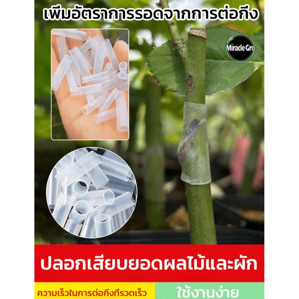 ปลูกง่าย/ติดผลดี ท่อต่อกิ่ง/อุปกรณ์เกษตร/เครื่องมือทำสวน/อุปกรณ์ปลูกพืช【ใช้ง่ายสำหรับผู้เริ่มต้…