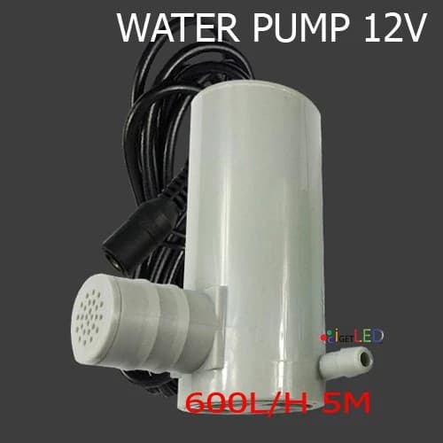 ปั๊มน้ำ 12V 500 ลิตร/ชม. ปั๊มแบบจุ่ม