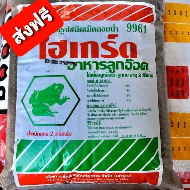 อาหารกบ ไฮเกรด ***ส่งฟรี ติดต่อทางแชท***อาหารลูกกบ ลูกอ๊อด 2kg. 🔥🔥ของใหม่แน่นอน***ส่งฟรี185 ติดต่อทางแชท***