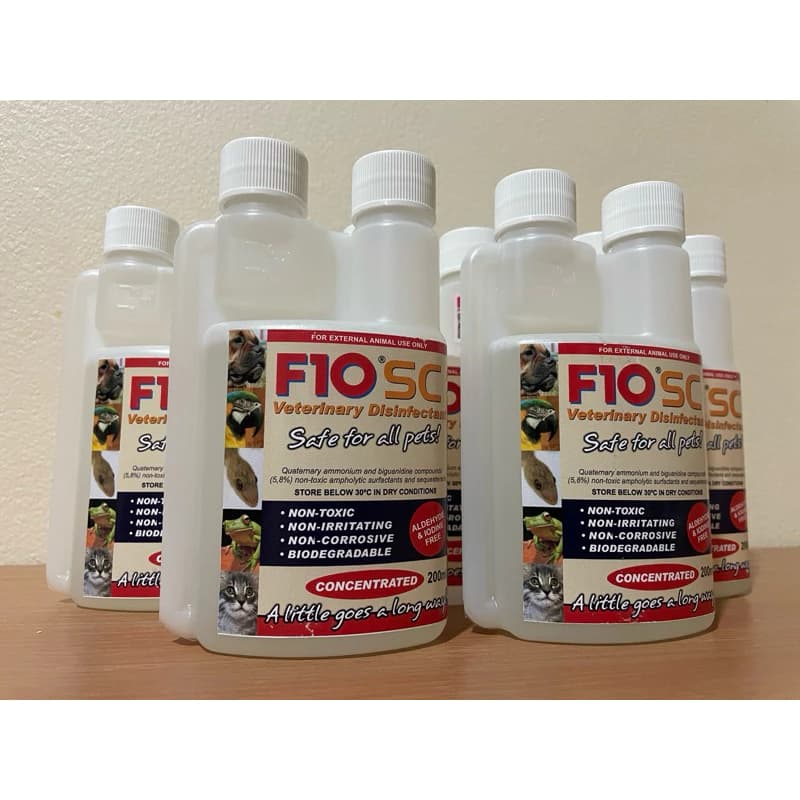 F10 sc น้ำยาฆ่าเชื้อโรคทำความสะอาด ของแท้ (หัวเชื้อ) (หมดอายุปี 2572) อุปกรณ์เลี้ยงสัตว์และฟาร์มโรงเรือน