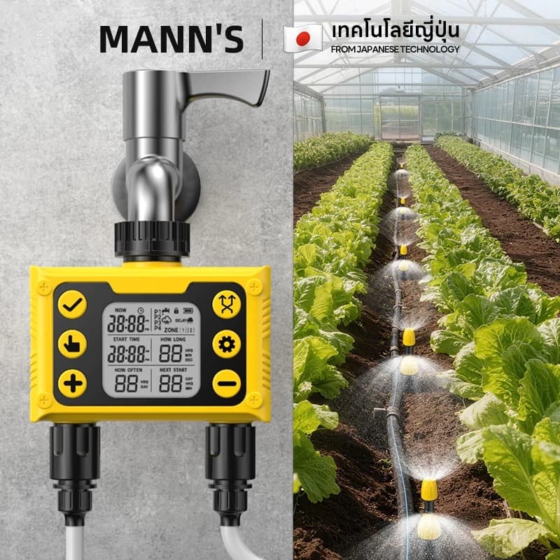 เครื่องตั้งเวลารดน้ำ อัตโนมัติแบบดิจิตอล